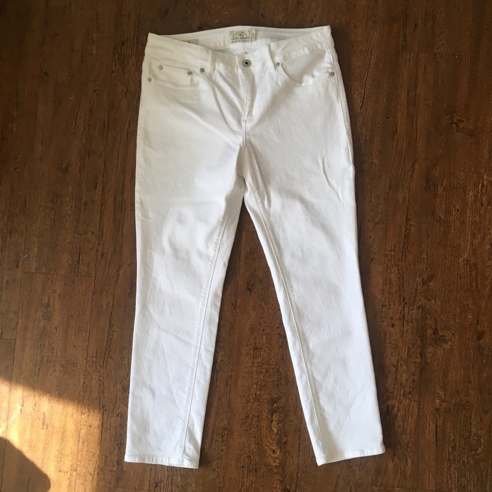 Lucky Brand white Lolita Capri jeans size 10/30